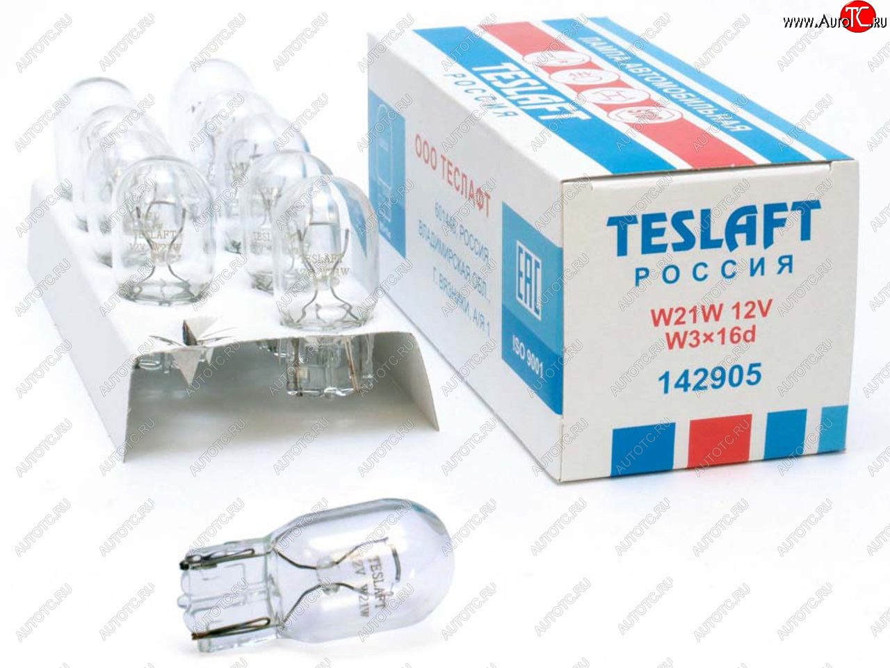 81 р. Лампа 12V W21W W3x16d 460лм Стандарт TESLAFT (Россия) TESLAFT 4631111142905  с доставкой в г. Пермь