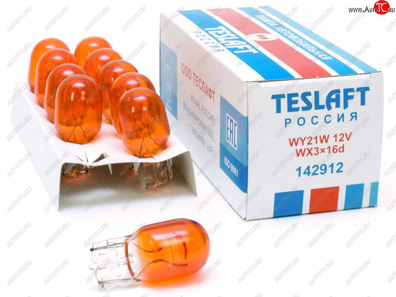 128 р. Лампа 12V WY21W W3x16q 285лм желтая Amber TESLAFT (Россия) TESLAFT 4631111142912  с доставкой в г. Пермь