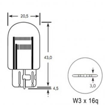 118 р. Лампа 12V W21/5W W3x16q 450/35лм Стандарт TESLAFT (Россия) TESLAFT 4631111142929 TESLAFT 4631111142929  с доставкой в г. Пермь. Увеличить фотографию 2