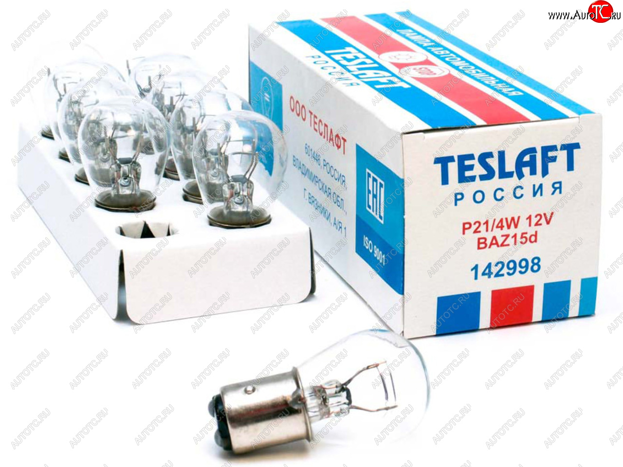 31 р. Лампа 12V P214W BAZ15d 44015лм Стандарт TESLAFT (Россия) TESLAFT 4631111142998  с доставкой в г. Пермь