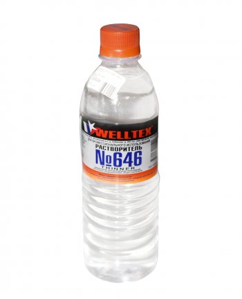 115 р. Растворитель 646 0.5л WELLTEX WELLTEX 4670007990190  с доставкой в г. Пермь. Увеличить фотографию 1