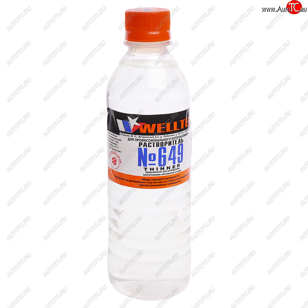 136 р. Растворитель 649 0.5л WELLTEX WELLTEX 4670007990350  с доставкой в г. Пермь