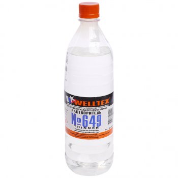 250 р. Растворитель 649 1л WELLTEX WELLTEX 4670007990374  с доставкой в г. Пермь. Увеличить фотографию 1