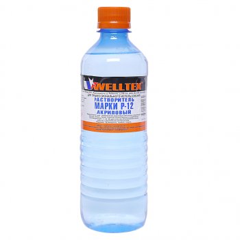 232 р. Растворитель Р-12 0.5л WELLTEX WELLTEX 4670007991234  с доставкой в г. Пермь. Увеличить фотографию 1