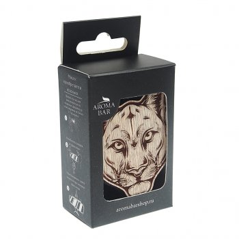 280 р. Подвеска ароматная Пума в крафтовой упаковке коричнево-белая AROMA BAR AROMA BAR 4678597209982 (pumabrownwhset)  с доставкой в г. Пермь. Увеличить фотографию 2