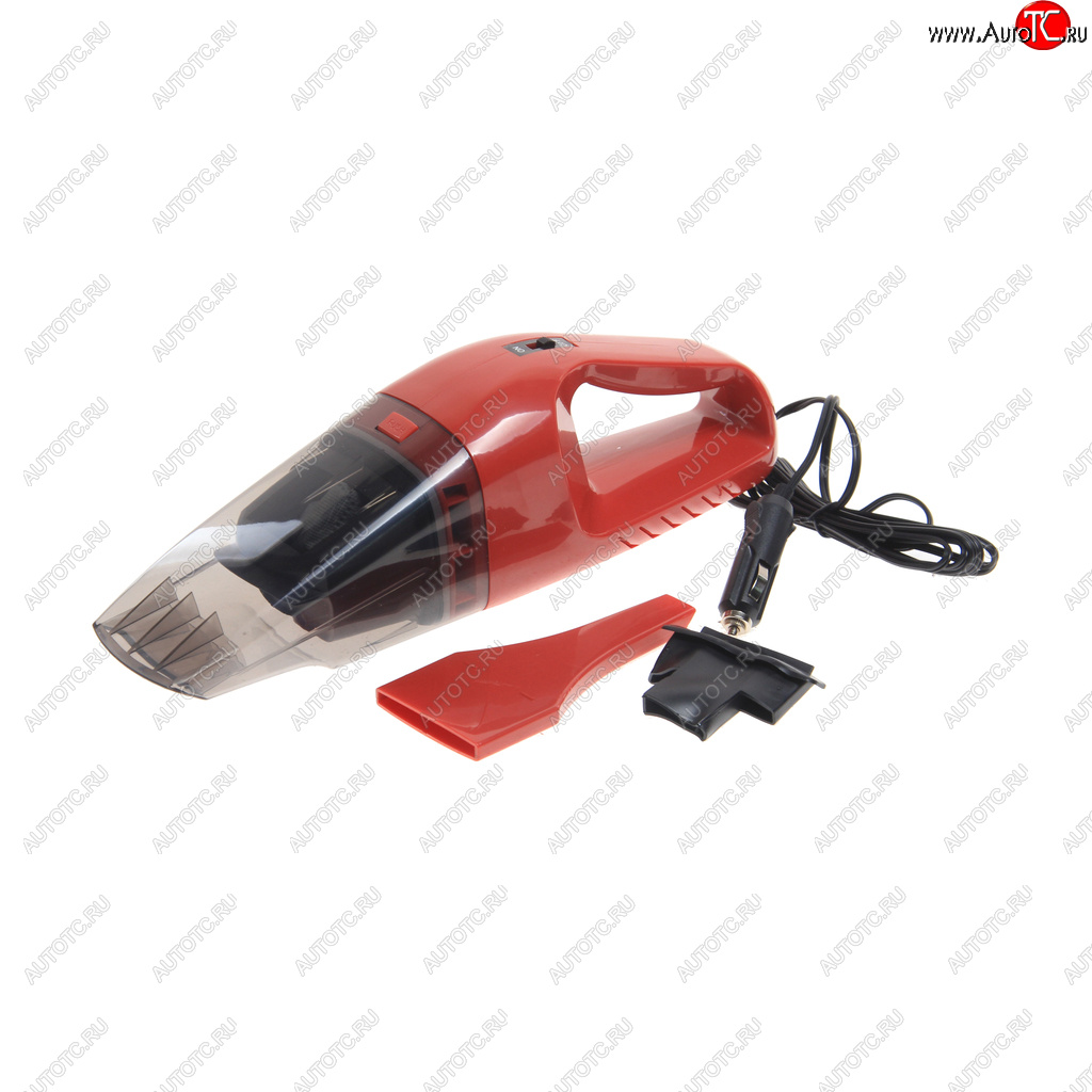 1 369 р. Пылесос автомобильный 12V 75W для сухой и влажной уборки красный NOVA BRIGHT NOVA BRIGHT 46884  с доставкой в г. Пермь