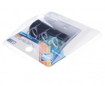 499 р. Разветвитель прикуривателя 3-х гнездовой 12-24V 2USB черный NOVA BRIGHT NOVA BRIGHT 46902  с доставкой в г. Пермь. Увеличить фотографию 2