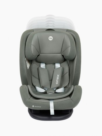 16 999 р. Автокресло детское 0-36кг (0+I-ll-IlI) 0-12лет dark green OREX Isofix HAPPY BABY HAPPY BABY 4690624065477  с доставкой в г. Пермь. Увеличить фотографию 8