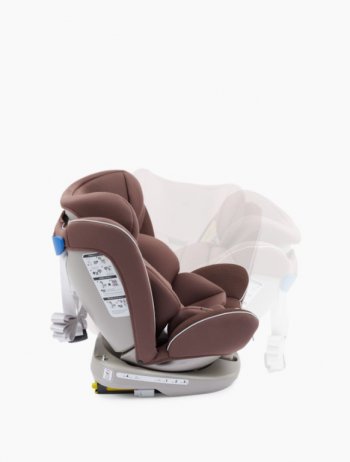 14 999 р. Автокресло детское 0-36кг (0+I-ll-IlI) 0-12лет chocolate UNIX Isofix HAPPY BABY HAPPY BABY 4690624066269  с доставкой в г. Пермь. Увеличить фотографию 7