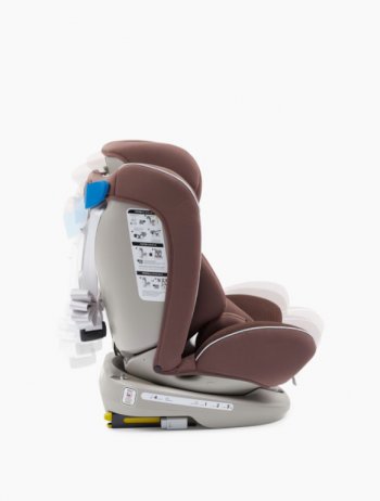 14 999 р. Автокресло детское 0-36кг (0+I-ll-IlI) 0-12лет chocolate UNIX Isofix HAPPY BABY HAPPY BABY 4690624066269  с доставкой в г. Пермь. Увеличить фотографию 8