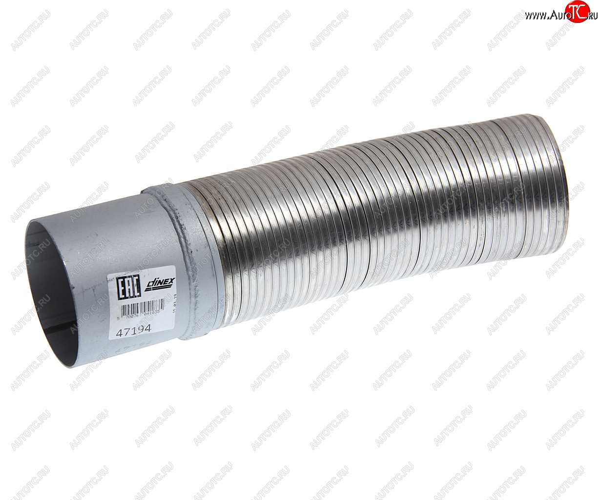 4 099 р. Гофра MAN выхлопной системы (d=110 L=415) (нерж.) с фланцем DINEX DINEX 47194 DINEX 47194  с доставкой в г. Пермь