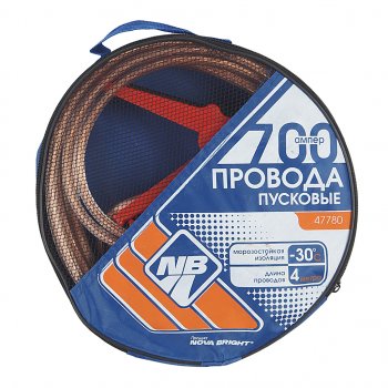 1 479 р. Провода для прикуривания 700А 4.0м NOVA BRIGHT NOVA BRIGHT 47780  с доставкой в г. Пермь. Увеличить фотографию 2
