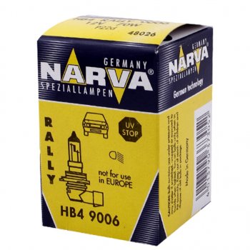 549 р. Лампа 12V HB4 70W P22d Rallye NARVA NARVA 480263000  с доставкой в г. Пермь. Увеличить фотографию 1