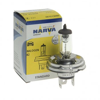 439 р. Лампа 12V R2 4540W P45t-41 Standard NARVA NARVA 481213000  с доставкой в г. Пермь. Увеличить фотографию 1