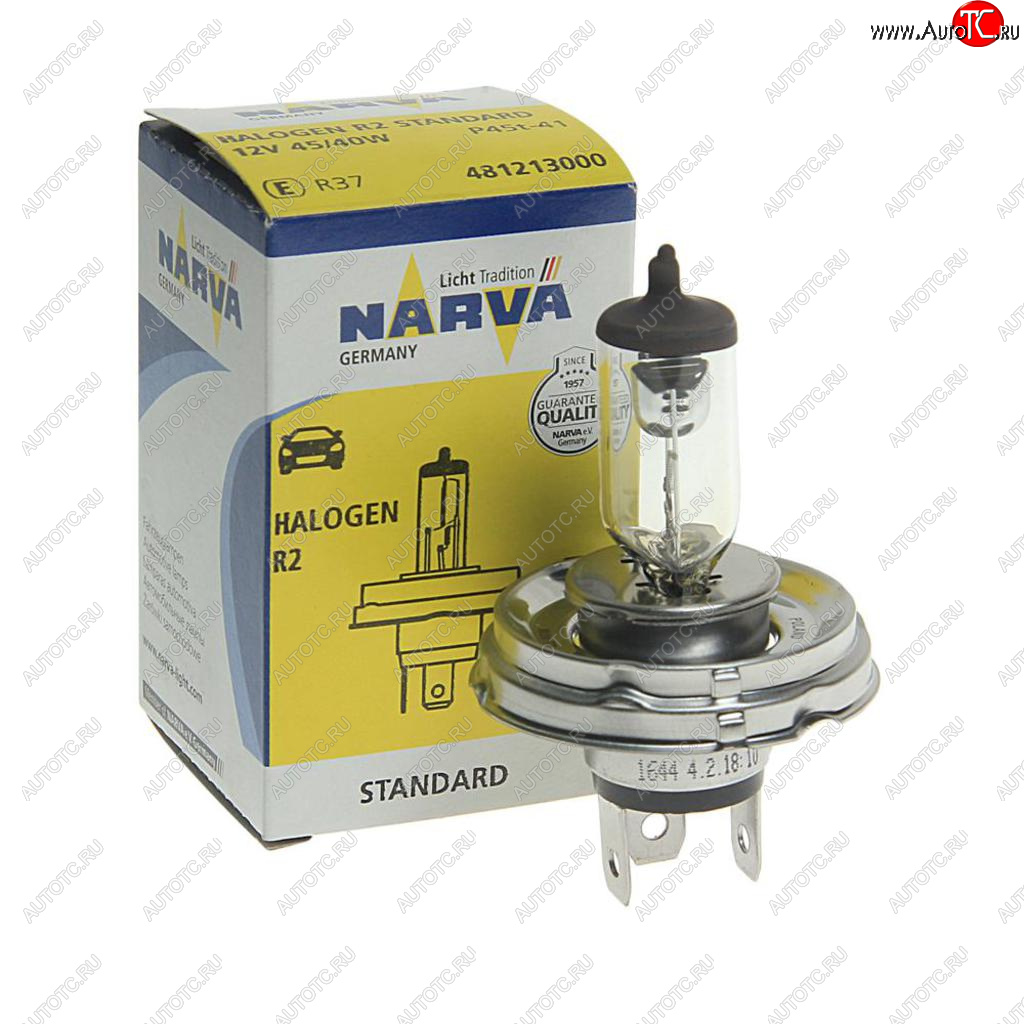 439 р. Лампа 12V R2 4540W P45t-41 Standard NARVA NARVA 481213000  с доставкой в г. Пермь