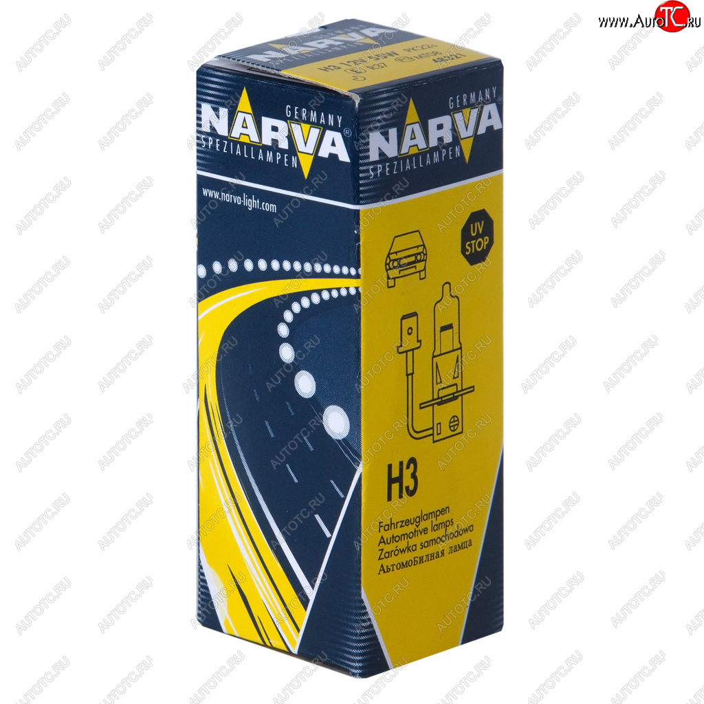 149 р. Лампа 12V H3 55W PK22s Standard NARVA NARVA 483213000  с доставкой в г. Пермь