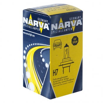 225 р. Лампа 12V H7 55W PX26d Standard NARVA NARVA 483283000  с доставкой в г. Пермь. Увеличить фотографию 1
