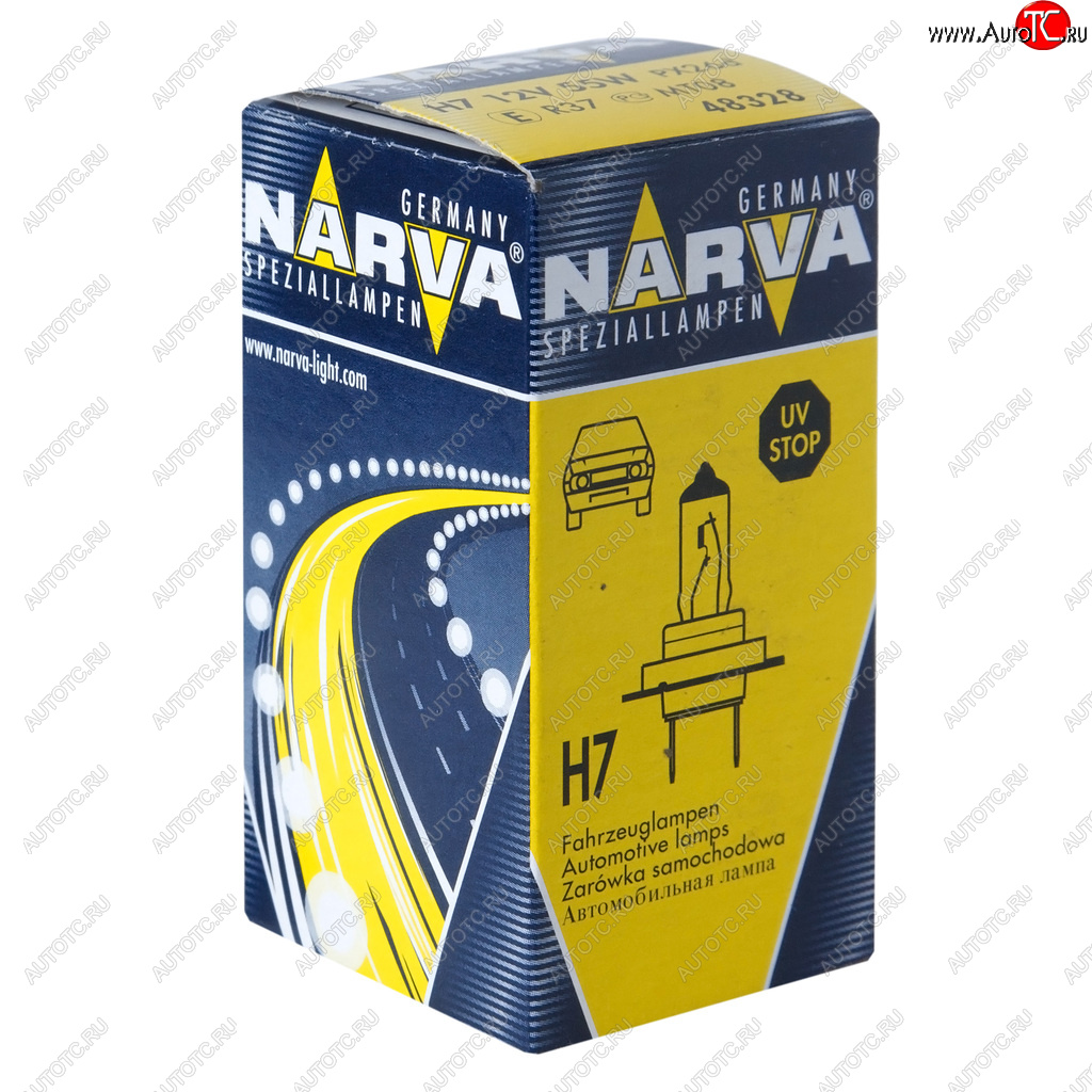 225 р. Лампа 12V H7 55W PX26d Standard NARVA NARVA 483283000  с доставкой в г. Пермь