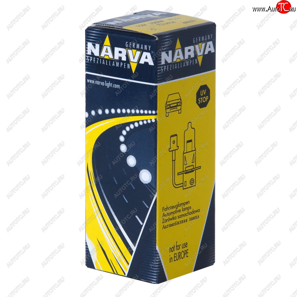 230 р. Лампа 12V H3 100W PK22s Rallye NARVA NARVA 483513000  с доставкой в г. Пермь