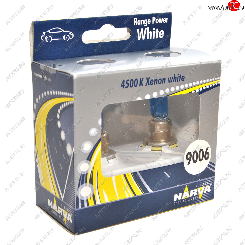 1 299 р. Лампа 12V HB4 55W P22d 4500K бокс (2шт.) Range Power White NARVA NARVA 486262100  с доставкой в г. Пермь