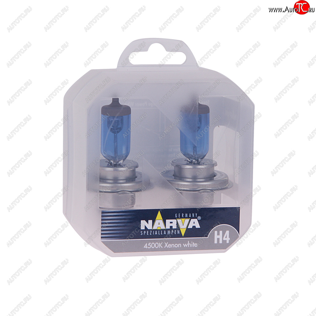 889 р. Лампа 12V H4 6055W P43t-38 4500K бокс (2шт.) Range Power White NARVA NARVA 486802100  с доставкой в г. Пермь
