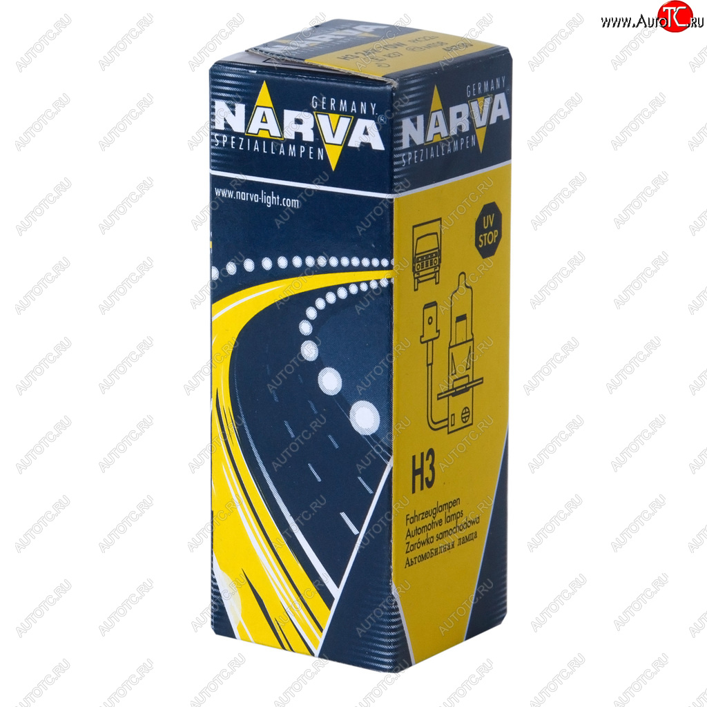 196 р. Лампа 24V H3 70W PK22s Standard NARVA NARVA 487003000  с доставкой в г. Пермь