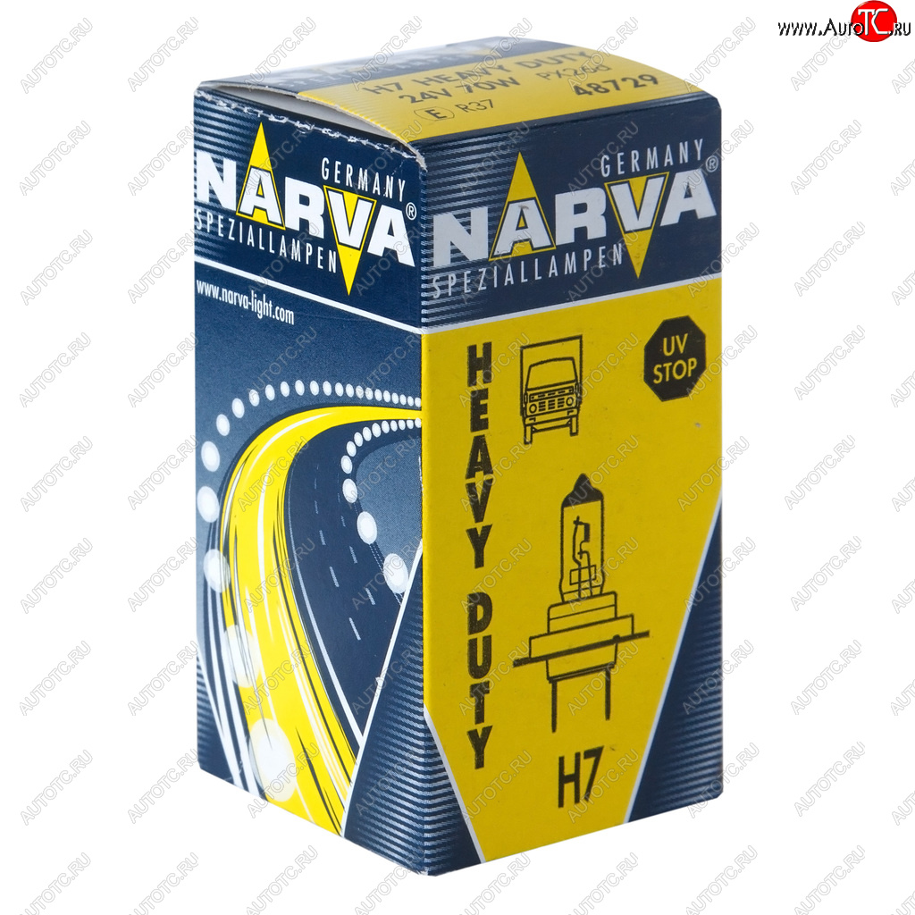 899 р. Лампа 24V H7 70W PX26d Heavy Duty NARVA NARVA 487293000  с доставкой в г. Пермь