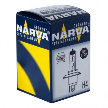 419 р. Лампа 12V H4 6055W P43t-38 Long Life NARVA NARVA 488893000  с доставкой в г. Пермь. Увеличить фотографию 1