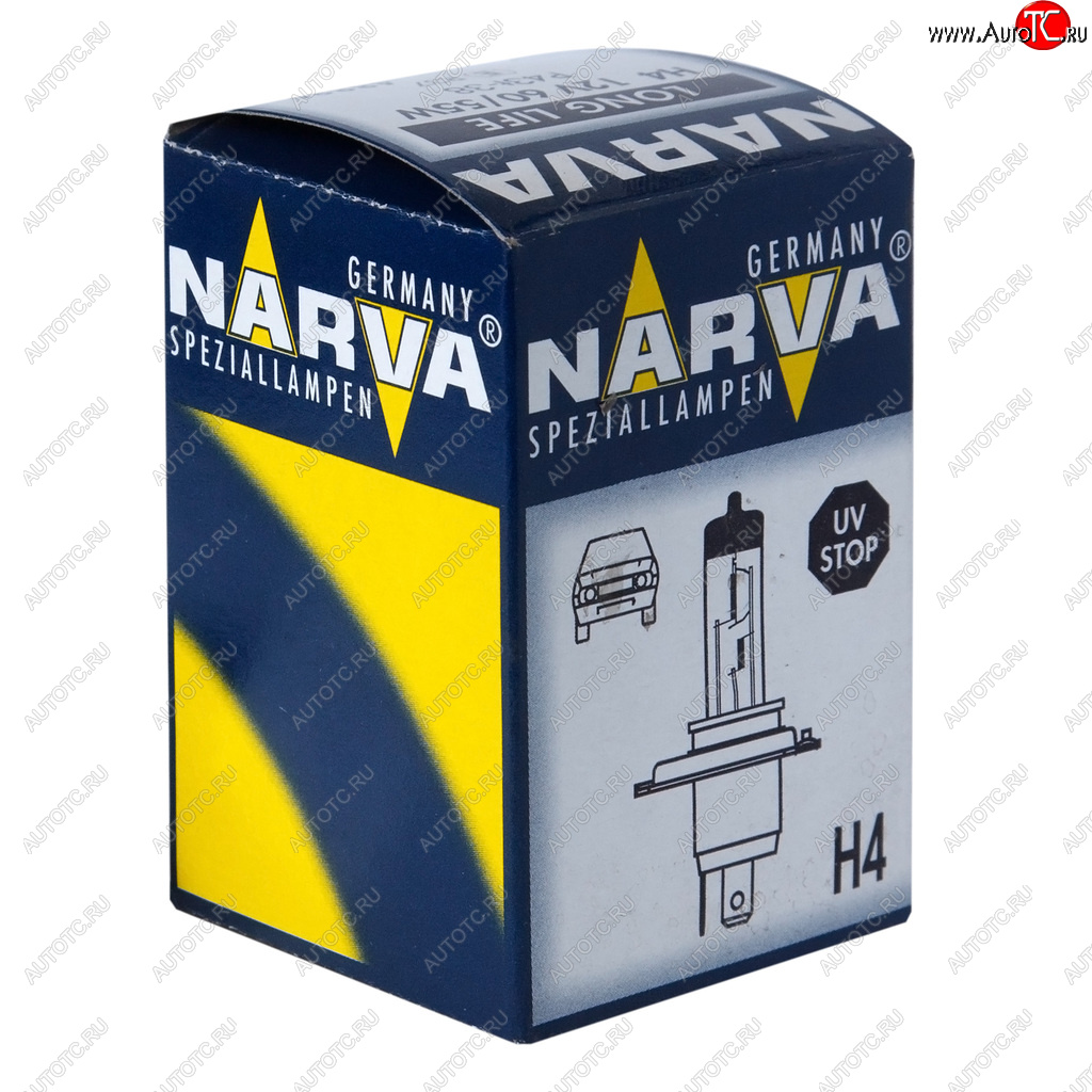 419 р. Лампа 12V H4 6055W P43t-38 Long Life NARVA NARVA 488893000  с доставкой в г. Пермь