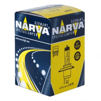 499 р. Лампа 24V H4 10090W P43t-38 Rallye NARVA NARVA 489913000  с доставкой в г. Пермь. Увеличить фотографию 1