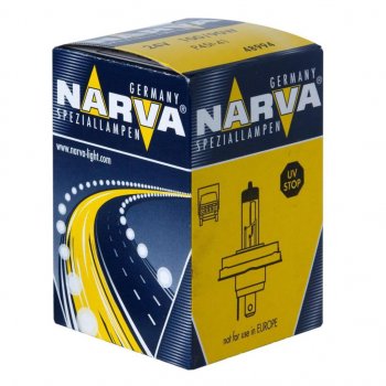 499 р. Лампа 24V H4 10090W P45t-41 Rallye NARVA NARVA 489943000  с доставкой в г. Пермь. Увеличить фотографию 1