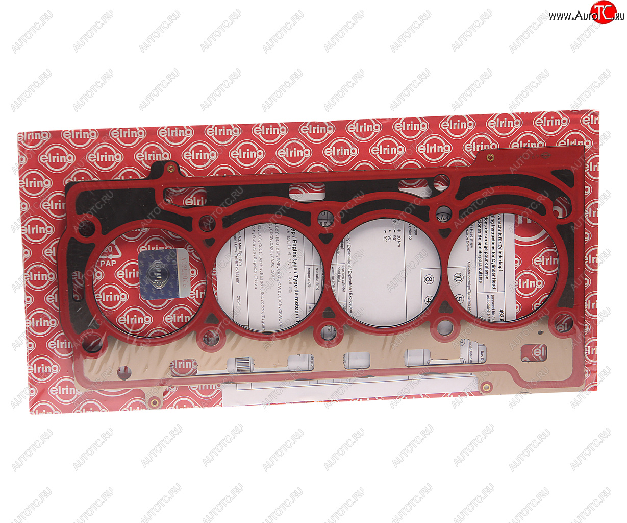 4 699 р. Прокладка головки блока VW Jetta (11-15) SKODA Superb (08-15) ELRING ELRING 492641  с доставкой в г. Пермь