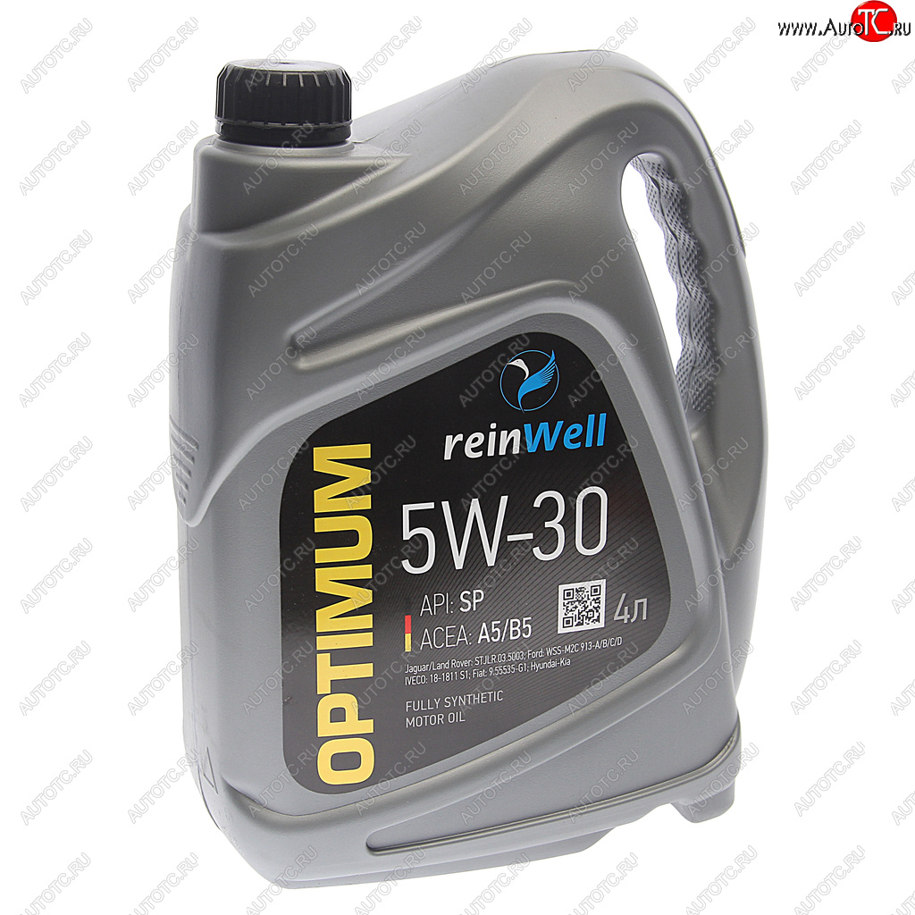 2 799 р. Масло моторное A5B5 5W30 синт.4л REINWELL REINWELL 4953  с доставкой в г. Пермь