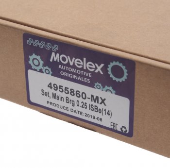 2 659 р. Вкладыши КАМАЗ дв.CUMMINS ISBe,ISDe коренные d=0.25 комплект 14шт. MOVELEX MOVELEX 4955860-mx  с доставкой в г. Пермь. Увеличить фотографию 3
