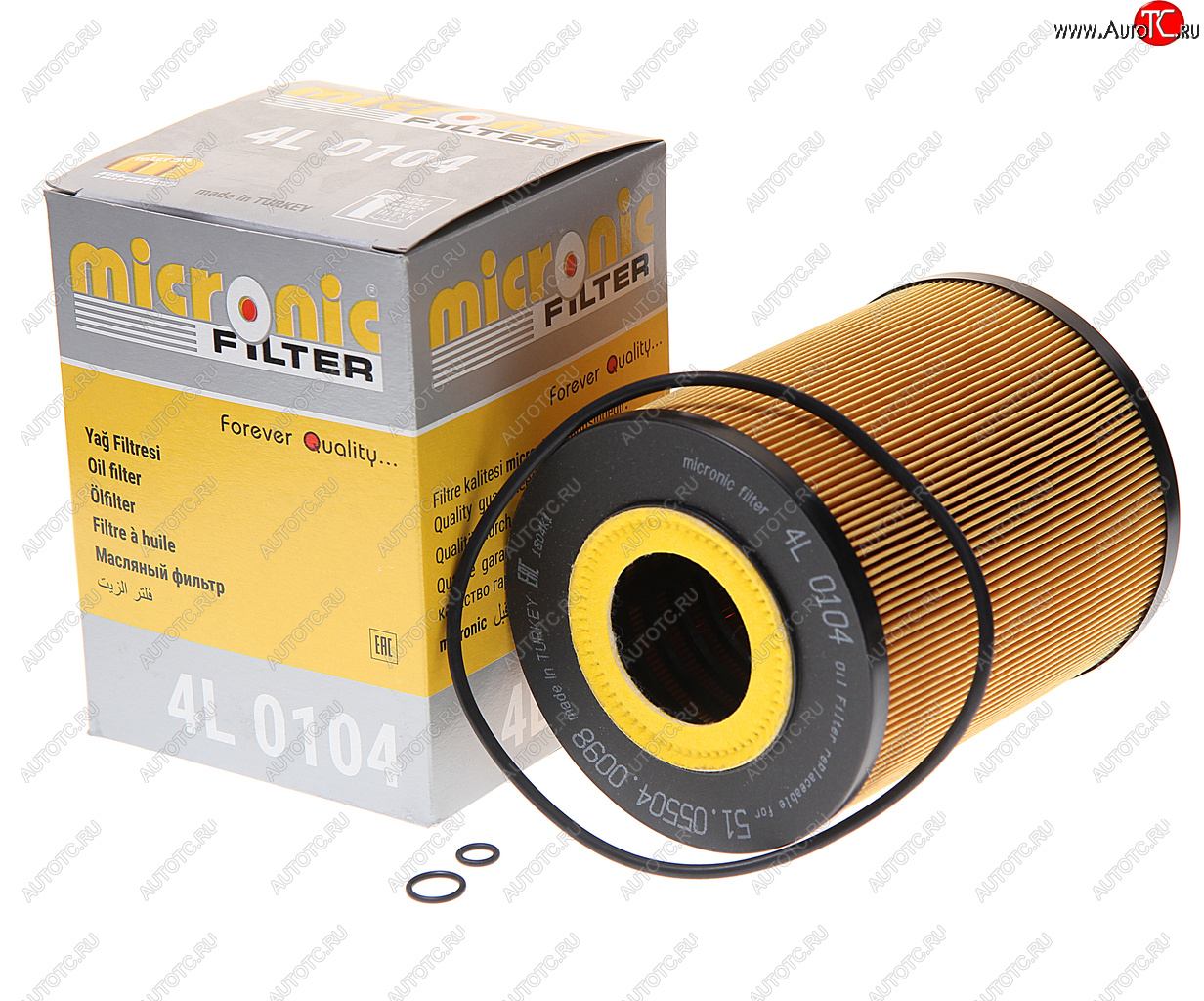 489 р. Фильтр масляный MAN F2000,TGA MICRONIC FILTER MICRONIC FILTER 4l0104  с доставкой в г. Пермь