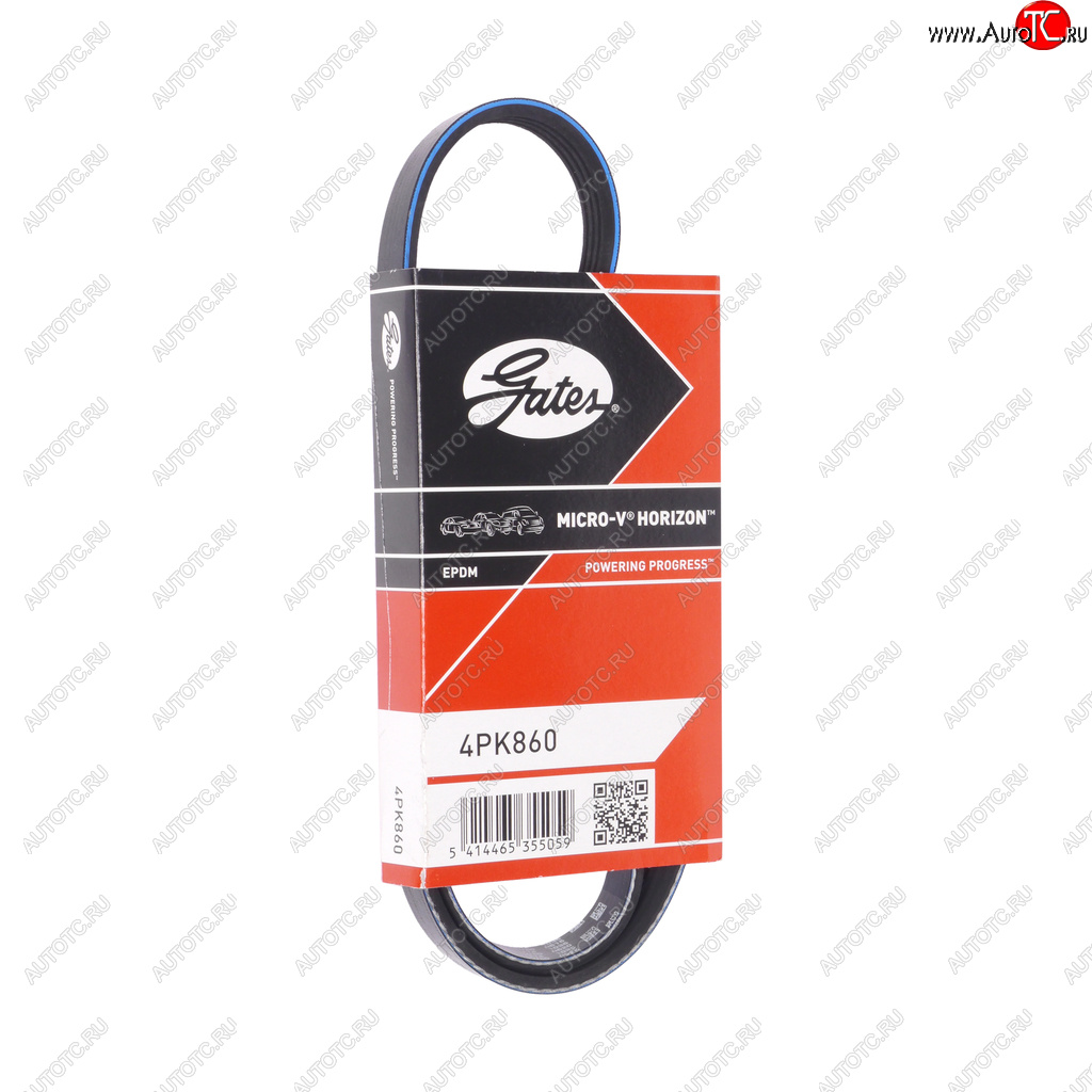 779 р. Ремень приводной поликлиновой 4PK860 GATES GATES 4pk860  с доставкой в г. Пермь