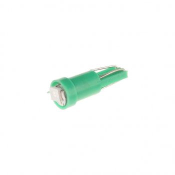 9 р. Лампа светодиодная 12V T5 W2x4.6d бесцокольная зеленый MEGAPOWER MEGAPOWER-AUTOMOTIVE 50113g  с доставкой в г. Пермь. Увеличить фотографию 1