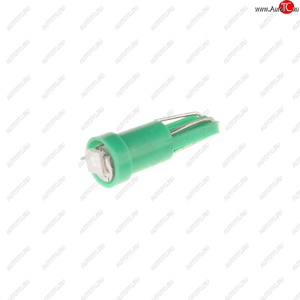 9 р. Лампа светодиодная 12V T5 W2x4.6d бесцокольная зеленый MEGAPOWER MEGAPOWER-AUTOMOTIVE 50113g  с доставкой в г. Пермь