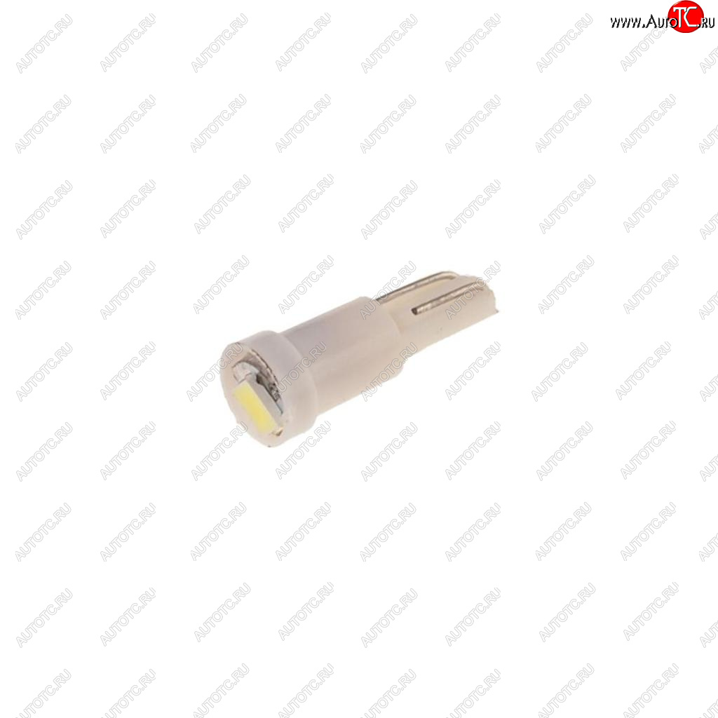 24 р. Лампа светодиодная 12V T5 W2x4.6d 6000K бесцокольная MEGAPOWER MEGAPOWER-AUTOMOTIVE 50113w  с доставкой в г. Пермь
