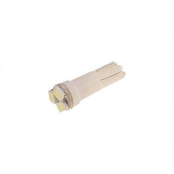 10 р. Лампа светодиодная 12V T5 W2x4.6d 6000K бесцокольная 3 светодиода MEGAPOWER MEGAPOWER-AUTOMOTIVE 50115w  с доставкой в г. Пермь. Увеличить фотографию 2