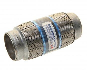 629 р. Гофра глушителя 50x150 в 3-ой оплетке innerbraid нержавеющая сталь TRANSMASTER TRANSMASTER 50150  с доставкой в г. Пермь. Увеличить фотографию 1