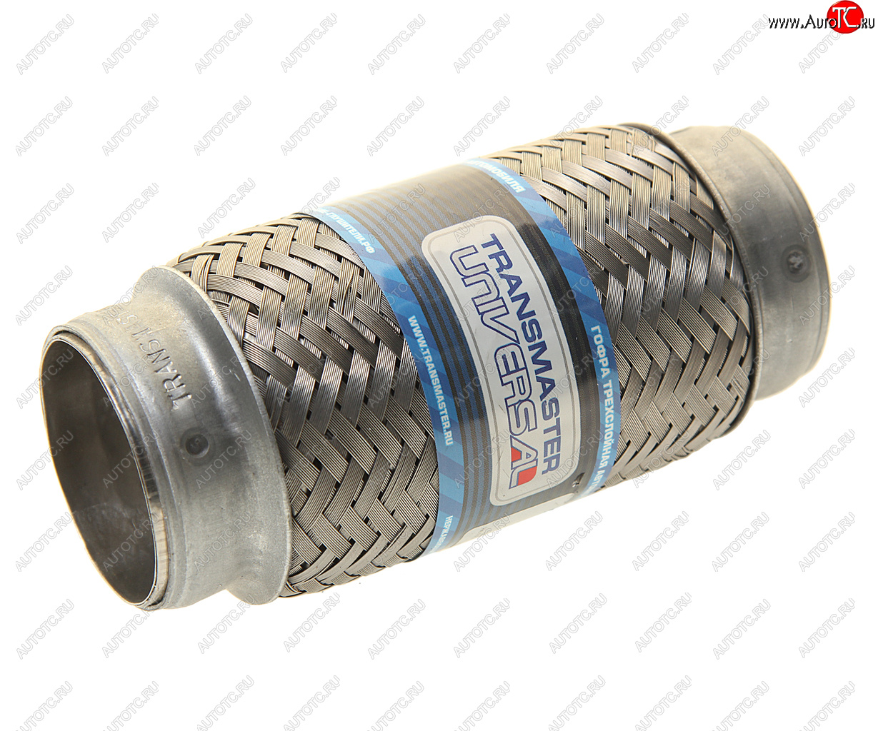 629 р. Гофра глушителя 50x150 в 3-ой оплетке innerbraid нержавеющая сталь TRANSMASTER TRANSMASTER 50150  с доставкой в г. Пермь