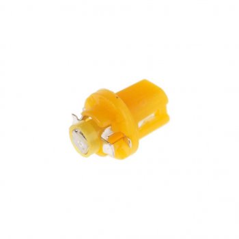 30 р. Лампа светодиодная 12V T5 W2x4.6d бесцокольная желтый MEGAPOWER MEGAPOWER-AUTOMOTIVE 50213y  с доставкой в г. Пермь. Увеличить фотографию 2