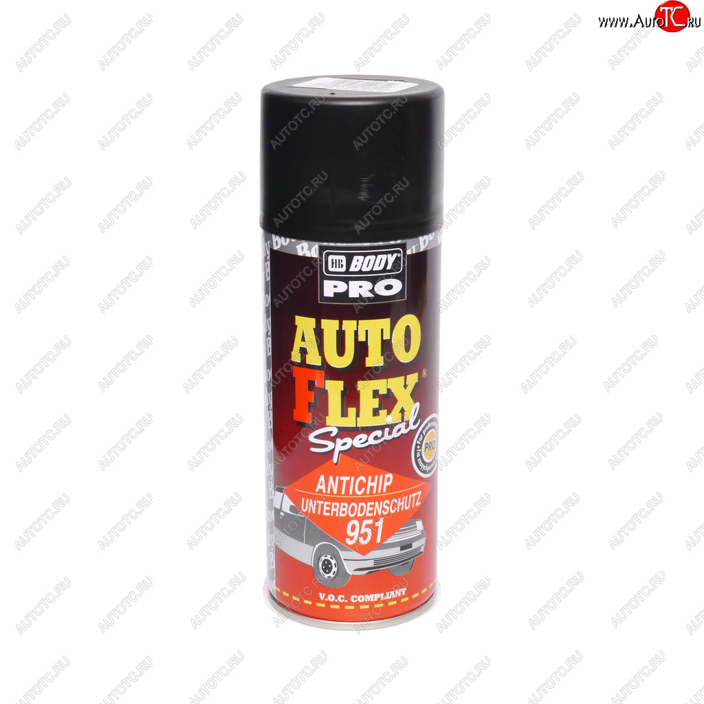 699 р. Антигравий черный аэрозоль 0.4л Autoflex U951 PRO BODY BODY 5100200030  с доставкой в г. Пермь