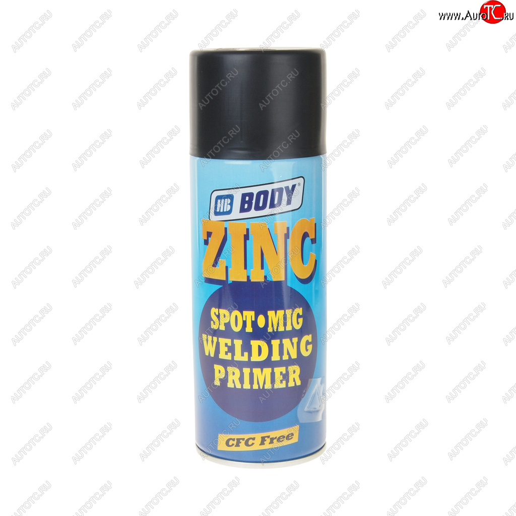 1 129 р. Грунт черный для точечной сварки ZINC Welding P311 аэрозоль 0.4л BODY BODY 5100200060  с доставкой в г. Пермь