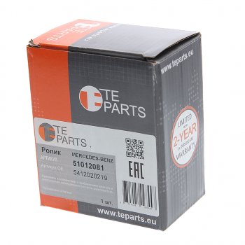 2 699 р. Ролик приводного ремня MERCEDES обводной (ролик металл) TE PARTS TE PARTS 51012081  с доставкой в г. Пермь. Увеличить фотографию 3