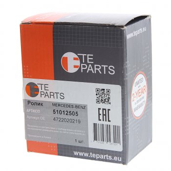 6 499 р. Ролик приводного ремня MERCEDES (ролик металл) TE PARTS TE PARTS 51012505  с доставкой в г. Пермь. Увеличить фотографию 3