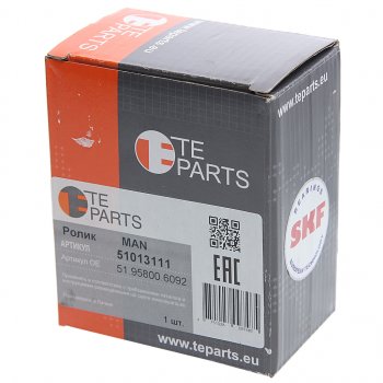 1 549 р. Ролик приводного ремня MAN TGA,TGX,TGS,TGM дв.D20662676 (ролик пластик) TE PARTS TE PARTS 51013111  с доставкой в г. Пермь. Увеличить фотографию 3