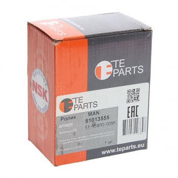 5 999 р. Ролик приводного ремня MAN дв.D2066,D2676 натяжителя (ролик металл) TE PARTS TE PARTS 51013555  с доставкой в г. Пермь. Увеличить фотографию 3