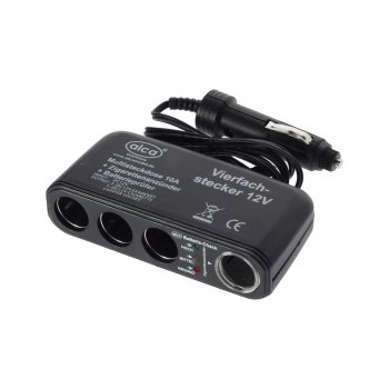 1 599 р. Разветвитель прикуривателя 4-х гнездовой 12V ALCA ALCA 510400  с доставкой в г. Пермь. Увеличить фотографию 1